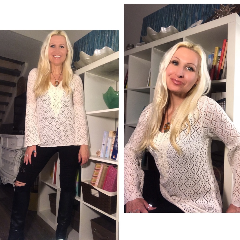 ❄️Hip Bell Sleeve Sweater Top 🤩